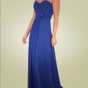 Royal Blue Evening Gown